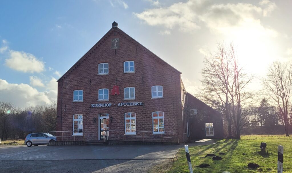 Filiale der Edenhof-Apotheke von Außen